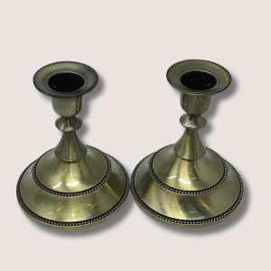 Candelabros Shabat 12 cm color bronce
